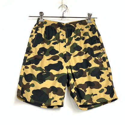 【中古品】【メンズ】 A BATHING APE アベイシングエイプ 001SPE301005X 1ST CAMO BEACH SHORTS カモ ビーチ ショーツ ハーフパンツ ショートパンツ 153-251104-ya-07-izu サイズ：S カラー：マルチ 万代Net店
