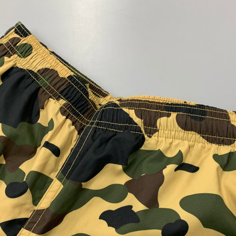 【中古品】【メンズ】 A BATHING APE アベイシングエイプ 001SPE301005X 1ST CAMO BEACH SHORTS カモ ビーチ ショーツ ハーフパンツ ショートパンツ 153-251104-ya-07-izu サイズ：S カラー：マルチ 万代Net店