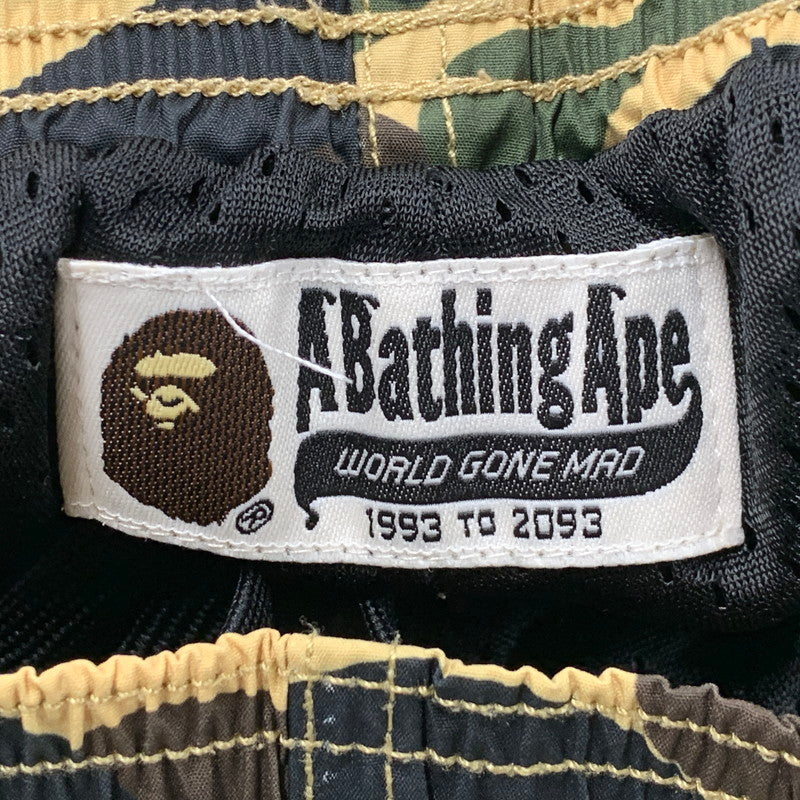 【中古品】【メンズ】 A BATHING APE アベイシングエイプ 001SPE301005X 1ST CAMO BEACH SHORTS カモ ビーチ ショーツ ハーフパンツ ショートパンツ 153-251104-ya-07-izu サイズ：S カラー：マルチ 万代Net店