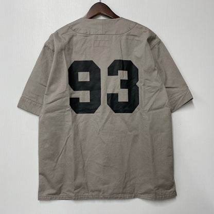 【中古品】【メンズ】 BAPE HEAD BASEBALL SHIRT ベースボールシャツ 半袖 トップス 142-251102-as-09-izu サイズ：M カラー：グレー系 万代Net店