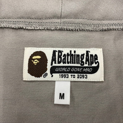 【中古品】【メンズ】 BAPE HEAD BASEBALL SHIRT ベースボールシャツ 半袖 トップス 142-251102-as-09-izu サイズ：M カラー：グレー系 万代Net店