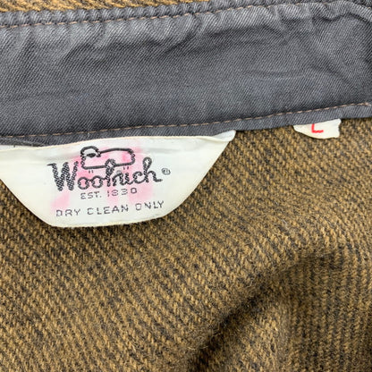 【中古品】【メンズ】 WOOLRICH ウールリッチ WOOL CPO SHIRT 12026 ウール CPOシャツ 146-251108-as-30-izu サイズ：L カラー：ブラウン 万代Net店