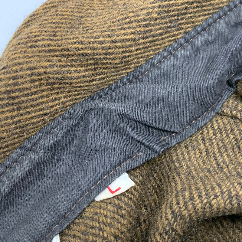 【中古品】【メンズ】 WOOLRICH ウールリッチ WOOL CPO SHIRT 12026 ウール CPOシャツ 146-251108-as-30-izu サイズ：L カラー：ブラウン 万代Net店