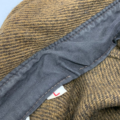 【中古品】【メンズ】 WOOLRICH ウールリッチ WOOL CPO SHIRT 12026 ウール CPOシャツ 146-251108-as-30-izu サイズ：L カラー：ブラウン 万代Net店