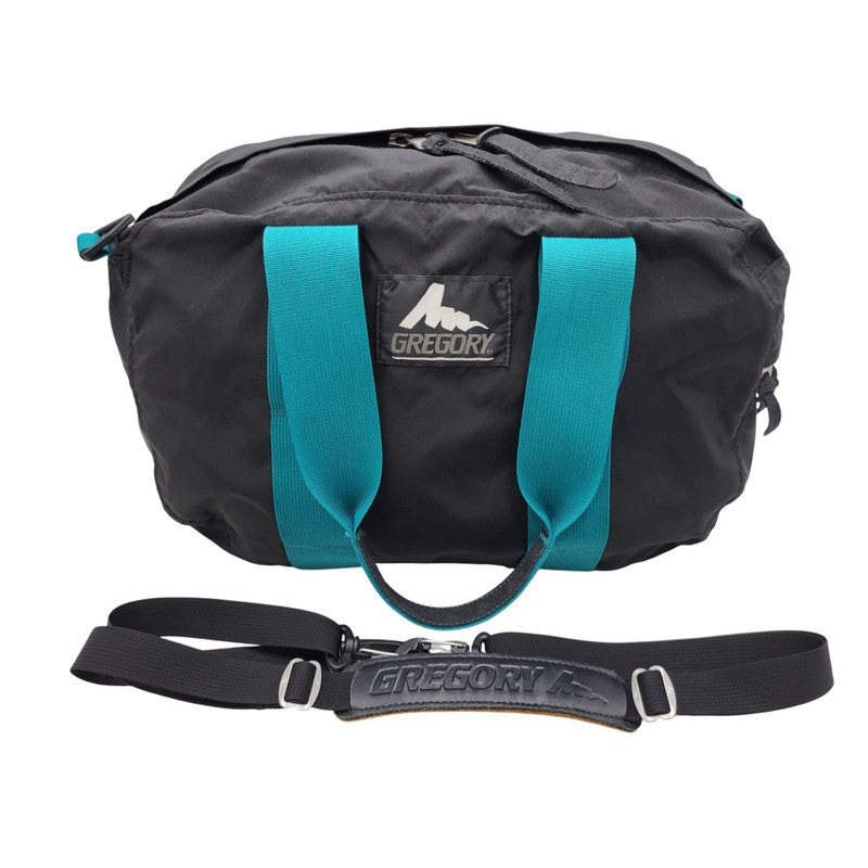 【中古品】【メンズ/レディース】 GREGORY グレゴリー 銀タグ BOSTON BAG ボストン バッグ カバン 鞄 188-251112-cs-15-izu カラー：ブラック×ブルー系 万代Net店