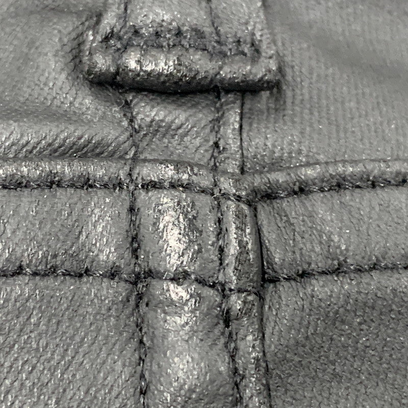 【中古品】【メンズ】 MLVINCE メルヴィンス FAKE LEATHER SLIM PANTS フェイク レザー スリム パンツ ズボン ボトムス 153-251104-ya-08-izu サイズ：36 カラー：BLACK 万代Net店