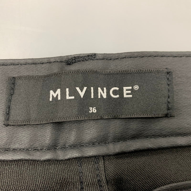 【中古品】【メンズ】 MLVINCE メルヴィンス FAKE LEATHER SLIM PANTS フェイク レザー スリム パンツ ズボン ボトムス 153-251104-ya-08-izu サイズ：36 カラー：BLACK 万代Net店