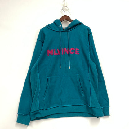 【中古品】【メンズ】 MLVINCE メルヴィンス 21AW INSIDEOUT HEAVY WEIGHT EMBROIDERY LOGO HOODIE インサイドアウト ヘビーウェイト エンブロイダリー ロゴ フーディー トップス パーカー 142-251104-ya-11-izu サイズ：XL カラー：グリーン系 万代Net店