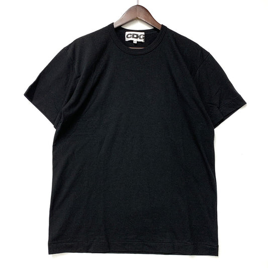 【中古品】【メンズ】 CDG シーディージー BACK LOGO PRINT TEE SZ-T074 バック ロゴ プリント Tシャツ 半袖 トップス 140-251108-as-28-izu サイズ：XL カラー：ブラック 万代Net店
