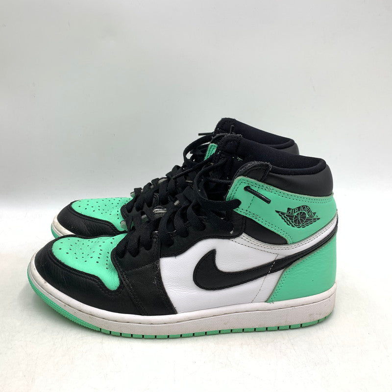 【中古品】【メンズ】 NIKE ナイキ AIR JORDAN 1 RETRO HIGH OG DZ5485-130 エアジョーダン 1 レトロ ハイ OG スニーカー シューズ 靴 160-251103-as-02-izu サイズ：26.5cm カラー：WHITE/BLACK-GREEN GLOW 万代Net店