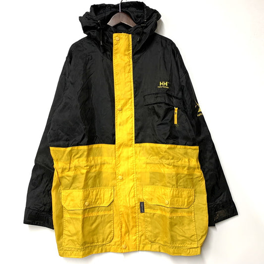 【中古品】【メンズ】 NYLON HOODED JACKET ナイロン フーデッド ジャケット アウター 146-251108-as-29-izu サイズ：M カラー：イエロー×ブラック 万代Net店