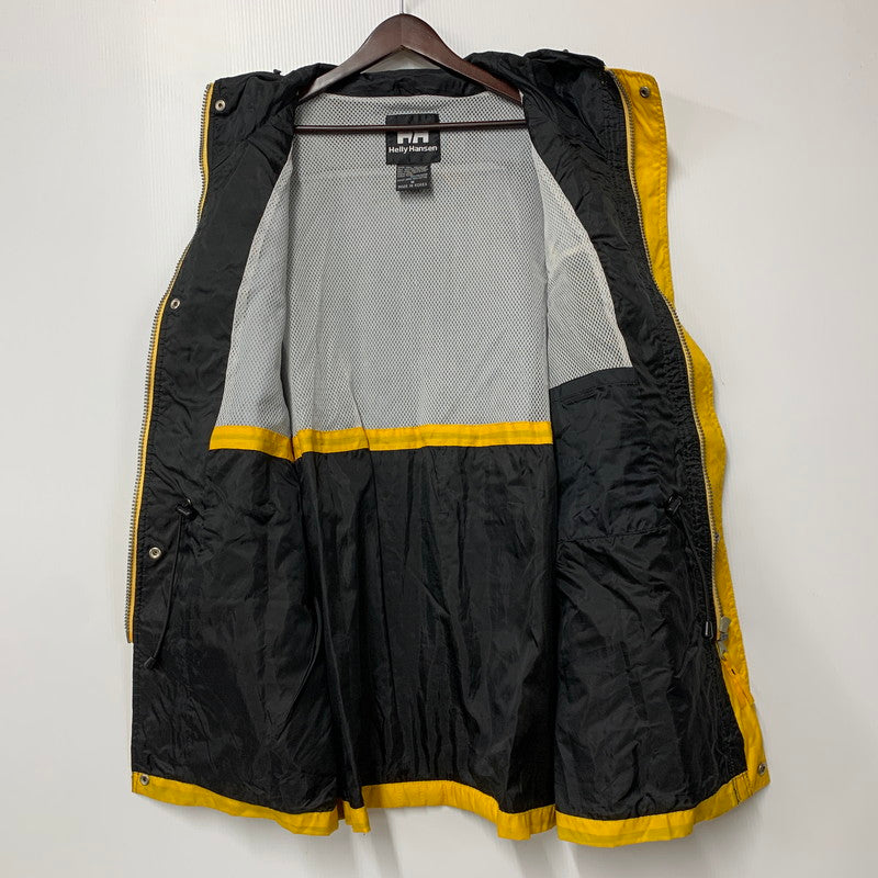 【中古品】【メンズ】 NYLON HOODED JACKET ナイロン フーデッド ジャケット アウター 146-251108-as-29-izu サイズ：M カラー：イエロー×ブラック 万代Net店