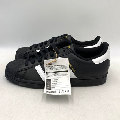 【中古品】【メンズ/レディース】 adidas アディダス SUPERSTAR EG4959 スーパースター スニーカー シューズ 靴 161-251103-as-05-izu サイズ：26cm カラー：CBLACK/FTWWHT/CBLACK 万代Net店