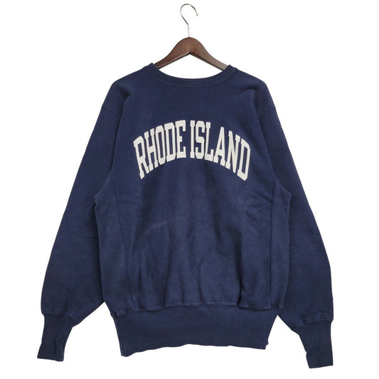 【中古品】【メンズ】 Champion チャンピオン RHODE ISLAND REVERSE WEAVE SWEAT SHIRT リバースウィーブ スウェットシャツ トレーナー 長袖 トップス 146-251104-as-18-izu サイズ：L カラー：ネイビー 万代Net店