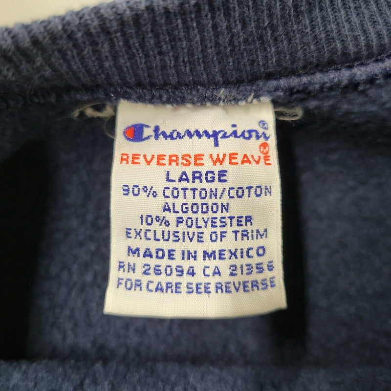 【中古品】【メンズ】 RHODE ISLAND REVERSE WEAVE SWEAT SHIRT リバースウィーブ スウェットシャツ トレーナー 長袖 トップス 146-251104-as-18-izu サイズ：L カラー：ネイビー 万代Net店