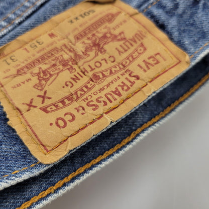 【中古品】【メンズ】 SMALL-E 501XX DENIM PANTS 501-0000 デニムパンツ USA製 刻印544 ジーンズ ボトムス 157-251104-as-19-izu サイズ：35×31 カラー：インディゴ 万代Net店