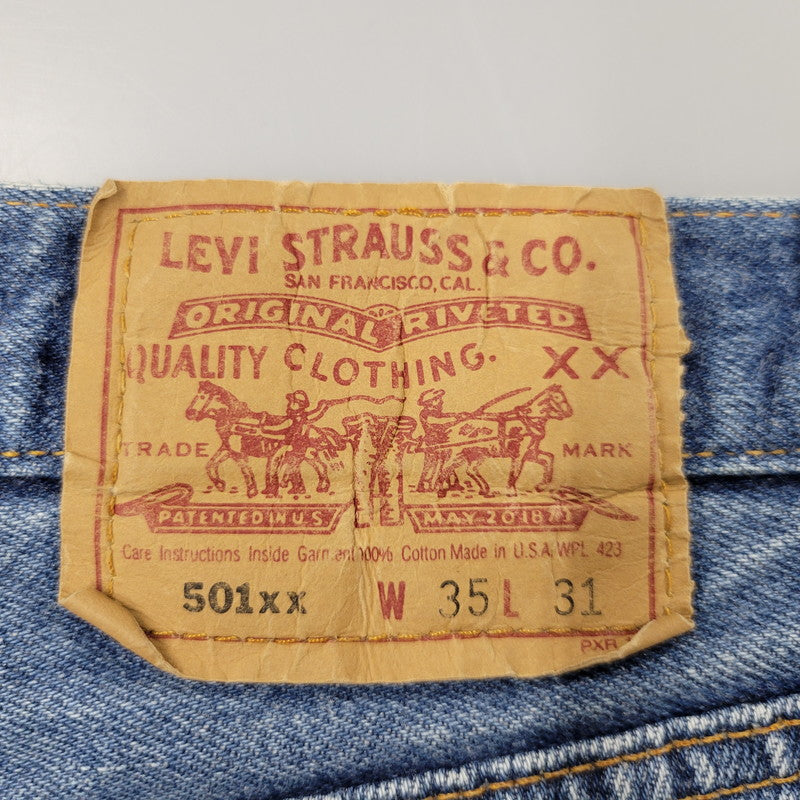 【中古品】【メンズ】 SMALL-E 501XX DENIM PANTS 501-0000 デニムパンツ USA製 刻印544 ジーンズ ボトムス 157-251104-as-19-izu サイズ：35×31 カラー：インディゴ 万代Net店