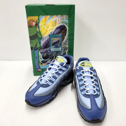 【中古美品】【メンズ/レディース】 NIKE ナイキ × YU-GI-OH! 遊戯王 AIR MUSCLE 95 QS YGO II7404-400 エア マッスル スニーカー シューズ 靴 160-251104-as-28-izu サイズ：26cm カラー：PSYCHIC BLUE/MYSTIC NAVY 万代Net店