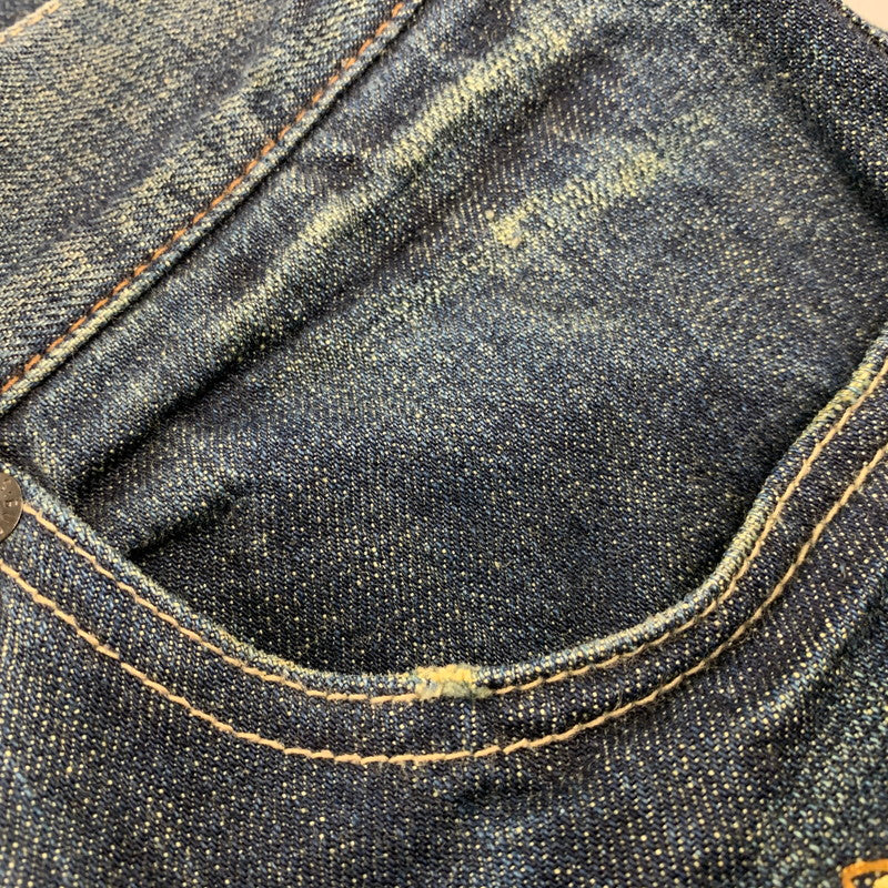 【中古品】【メンズ】 BUFFALO JEANS バッファロージーンズ MSJ-722 EMBROIDERY DENIM PANTS エンブロイダリー デニム パンツ ボトムス ズボン 157-251109-cs-14-izu サイズ：1 カラー：ブルー 万代Net店