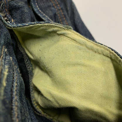 【中古品】【メンズ】 BUFFALO JEANS バッファロージーンズ MSJ-722 EMBROIDERY DENIM PANTS エンブロイダリー デニム パンツ ボトムス ズボン 157-251109-cs-14-izu サイズ：1 カラー：ブルー 万代Net店