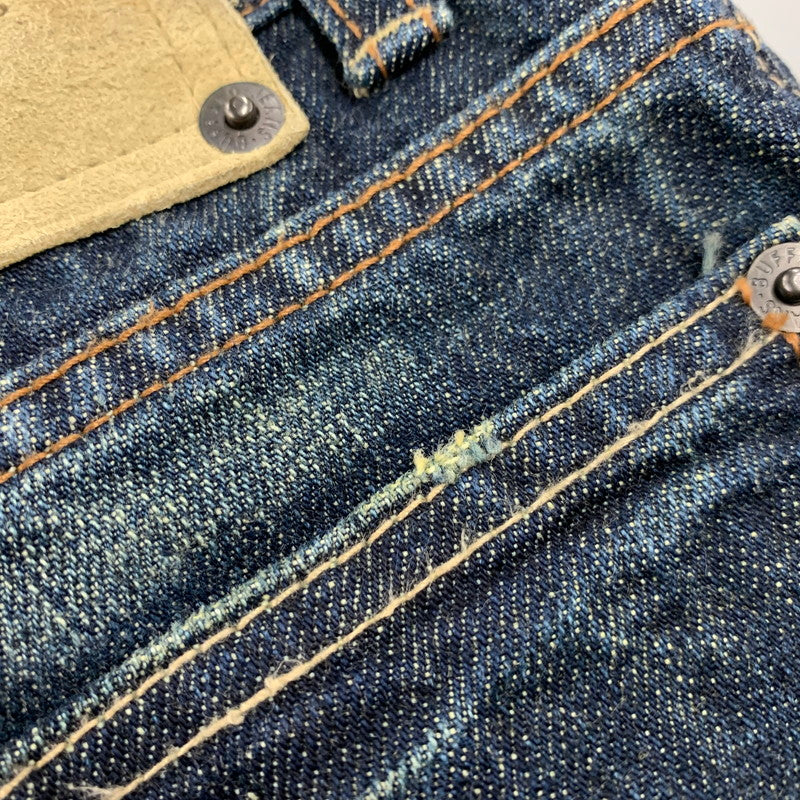 【中古品】【メンズ】 BUFFALO JEANS バッファロージーンズ MSJ-722 EMBROIDERY DENIM PANTS エンブロイダリー デニム パンツ ボトムス ズボン 157-251109-cs-14-izu サイズ：1 カラー：ブルー 万代Net店