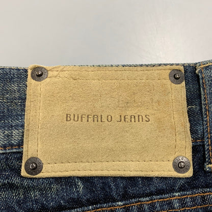 【中古品】【メンズ】 BUFFALO JEANS バッファロージーンズ MSJ-722 EMBROIDERY DENIM PANTS エンブロイダリー デニム パンツ ボトムス ズボン 157-251109-cs-14-izu サイズ：1 カラー：ブルー 万代Net店