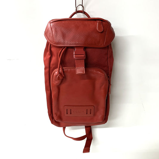 【中古品】【メンズ/レディース】 COACH コーチ RANGER BODY BAG 4116 レンジャー ボディーバッグ カバン 鞄 180-251108-as-25-izu カラー：レッド 万代Net店