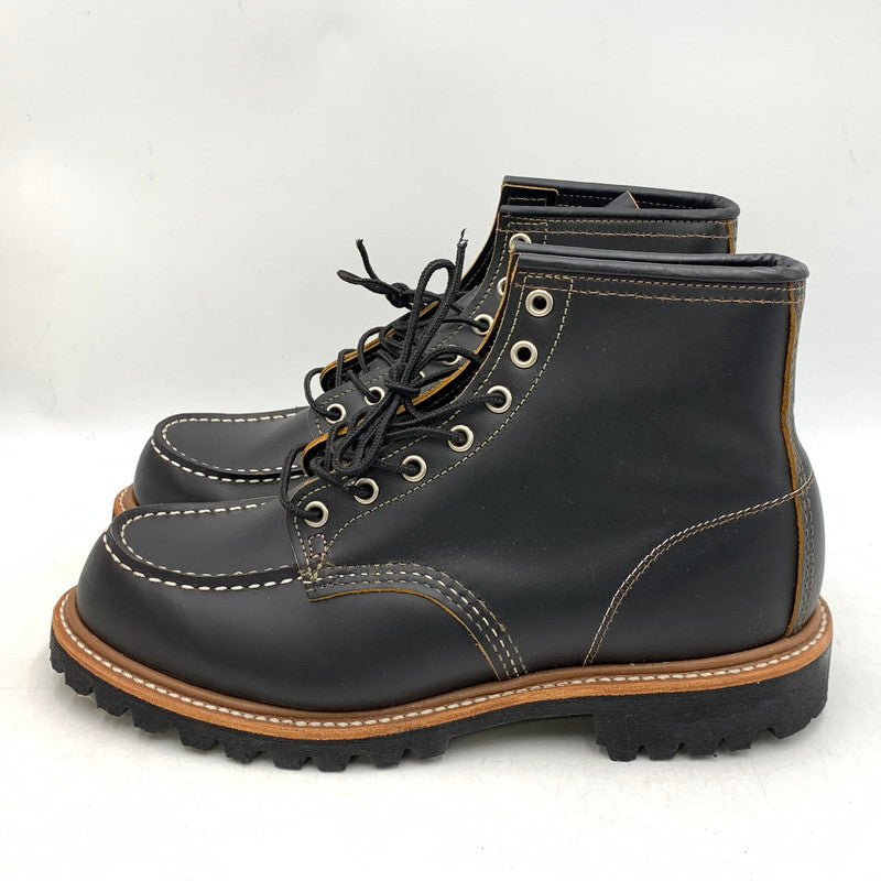 【中古品】【メンズ】 RED WING レッドウィング IRISH SETTER 9878 アイリッシュセッター 茶芯ブラッククロンダイク 復刻犬タグ ブーツ シューズ 靴 164-251103-as-06-izu サイズ：26.5cm カラー：BLACK 万代Net店
