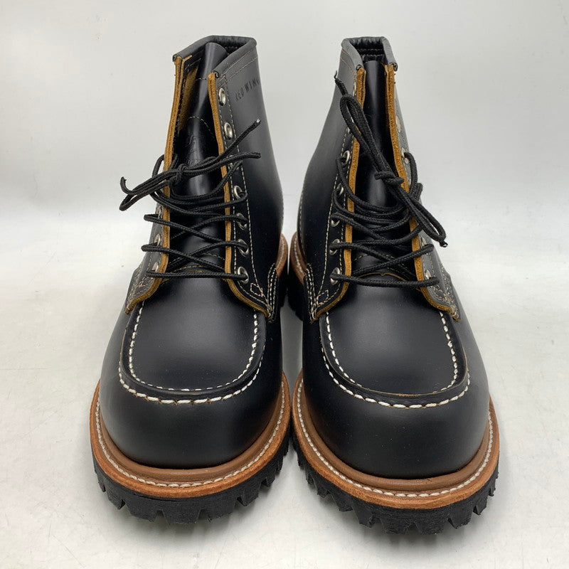【中古品】【メンズ】 RED WING レッドウィング IRISH SETTER 9878 アイリッシュセッター 茶芯ブラッククロンダイク 復刻犬タグ ブーツ シューズ 靴 164-251103-as-06-izu サイズ：26.5cm カラー：BLACK 万代Net店