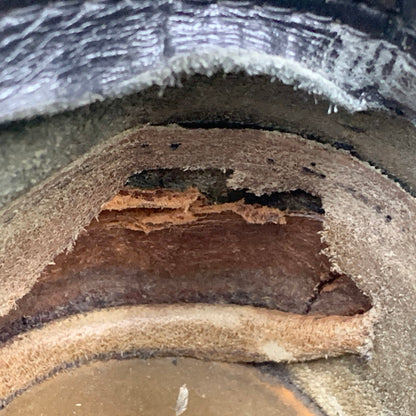 【現状渡し品】【メンズ】 RED WING レッドウィング SUPERSOLE 6 MOC TOE 8133 スーパーソール6 モックトゥ 刺繍羽タグ USA製 ブーツ シューズ 靴 164-251103-as-09-izu サイズ：8 1/2 カラー：ブラック 万代Net店