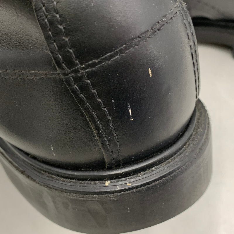 【現状渡し品】【メンズ】 RED WING レッドウィング SUPERSOLE 6 MOC TOE 8133 スーパーソール6 モックトゥ 刺繍羽タグ USA製 ブーツ シューズ 靴 164-251103-as-09-izu サイズ：8 1/2 カラー：ブラック 万代Net店