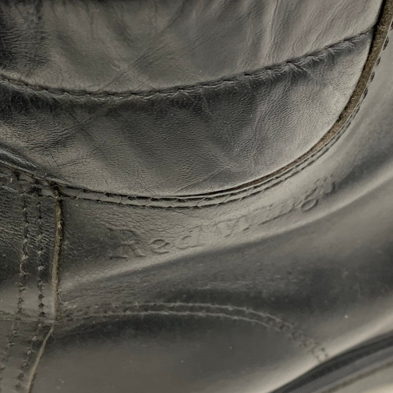 【現状渡し品】【メンズ】 RED WING レッドウィング SUPERSOLE 6 MOC TOE 8133 スーパーソール6 モックトゥ 刺繍羽タグ USA製 ブーツ シューズ 靴 164-251103-as-09-izu サイズ：8 1/2 カラー：ブラック 万代Net店