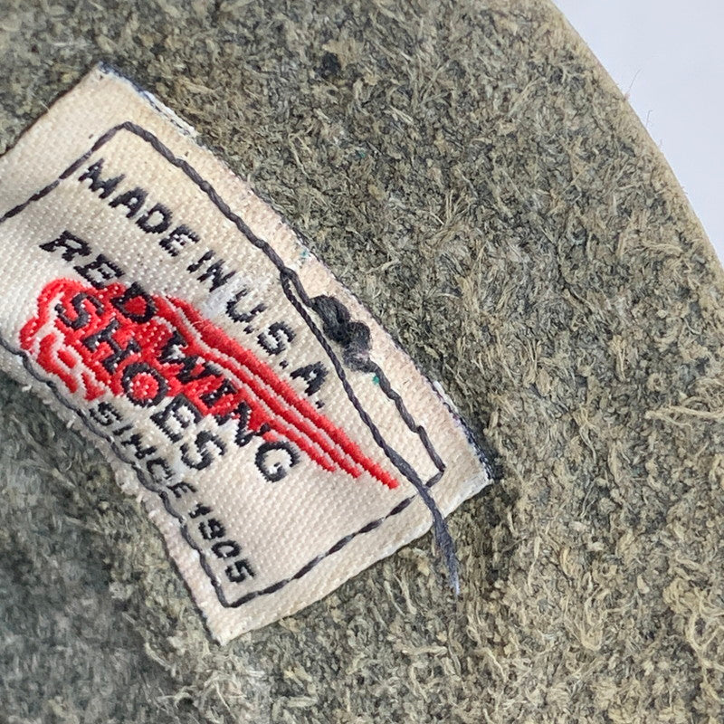 【現状渡し品】【メンズ】 RED WING レッドウィング SUPERSOLE 6 MOC TOE 8133 スーパーソール6 モックトゥ 刺繍羽タグ USA製 ブーツ シューズ 靴 164-251103-as-09-izu サイズ：8 1/2 カラー：ブラック 万代Net店