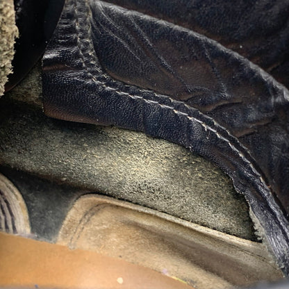 【現状渡し品】【メンズ】 RED WING レッドウィング SUPERSOLE 6 MOC TOE 8133 スーパーソール6 モックトゥ 刺繍羽タグ USA製 ブーツ シューズ 靴 164-251103-as-09-izu サイズ：8 1/2 カラー：ブラック 万代Net店