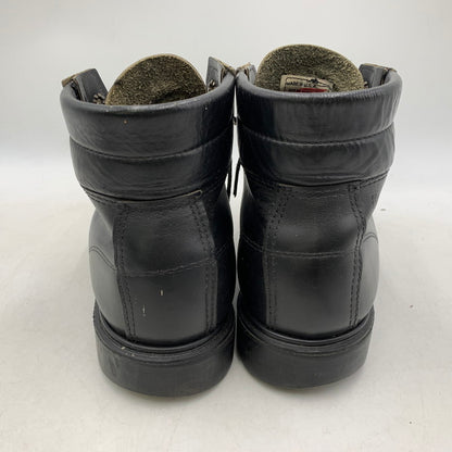 【現状渡し品】【メンズ】 RED WING レッドウィング SUPERSOLE 6 MOC TOE 8133 スーパーソール6 モックトゥ 刺繍羽タグ USA製 ブーツ シューズ 靴 164-251103-as-09-izu サイズ：8 1/2 カラー：ブラック 万代Net店