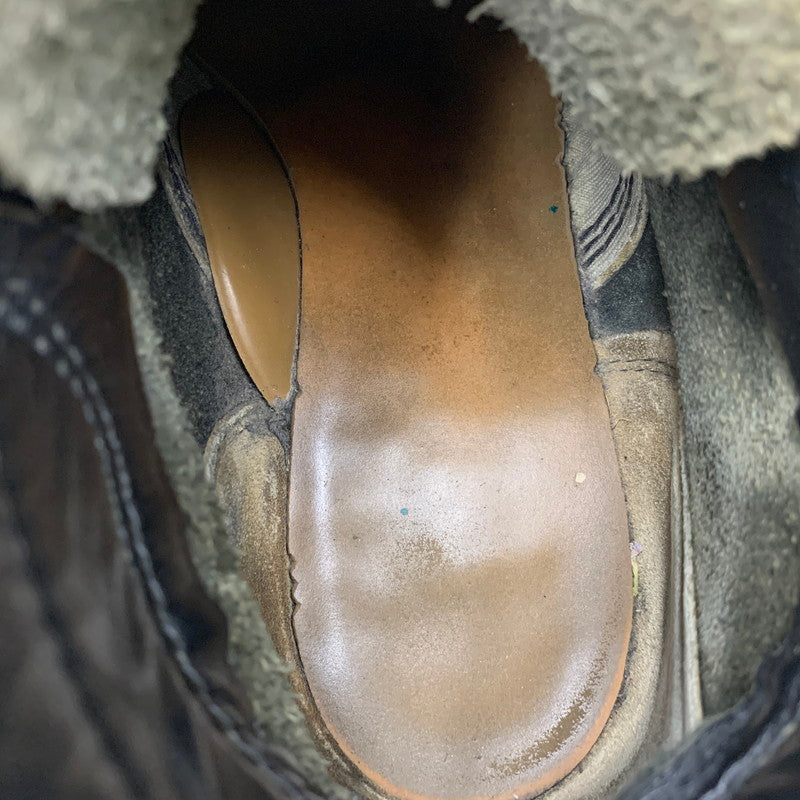 【現状渡し品】【メンズ】 RED WING レッドウィング SUPERSOLE 6 MOC TOE 8133 スーパーソール6 モックトゥ 刺繍羽タグ USA製 ブーツ シューズ 靴 164-251103-as-09-izu サイズ：8 1/2 カラー：ブラック 万代Net店