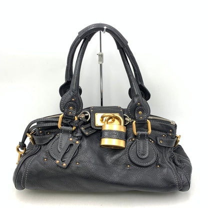 【現状渡し品】【レディース】 Chloe クロエ PADDINGTON HAND BAG パディントン ハンドバッグ カバン 鞄 180-251103-as-12-izu カラー：ブラック 万代Net店