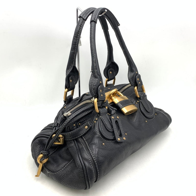 【現状渡し品】【レディース】 Chloe クロエ PADDINGTON HAND BAG パディントン ハンドバッグ カバン 鞄 180-251103-as-12-izu カラー：ブラック 万代Net店