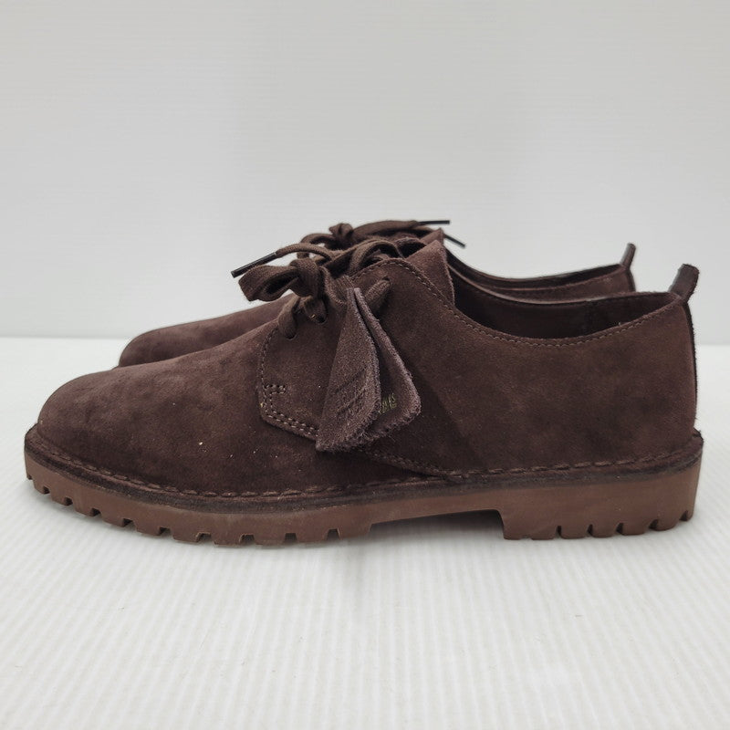 【中古美品】【メンズ】 Clarks クラークス DESERT ROCK LO 26177798 デザートロックロー シューズ 靴 164-251104-as-33-izu サイズ：UK8.5 カラー：ブラウン 万代Net店