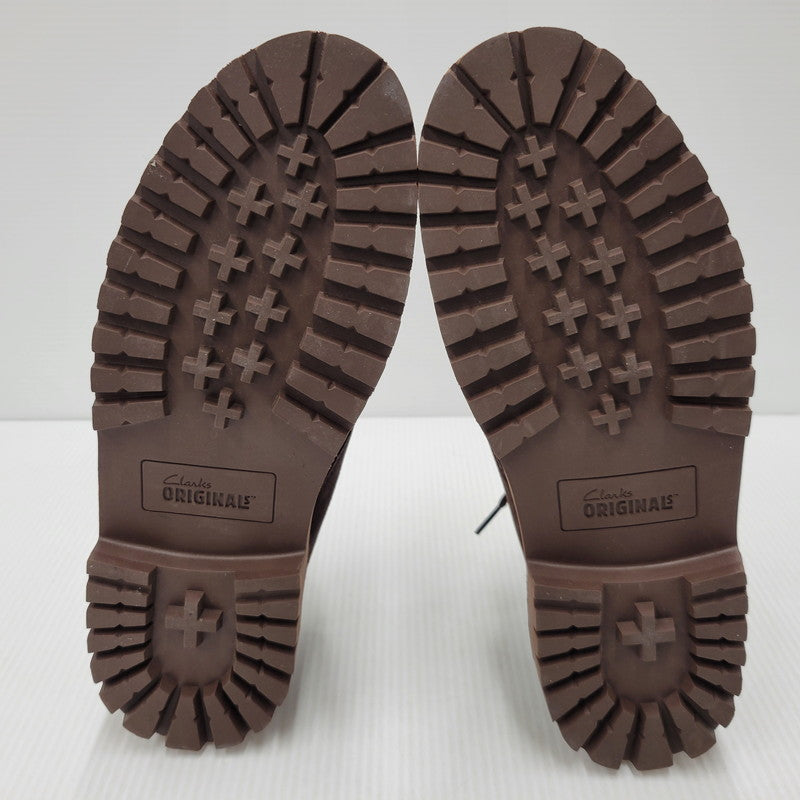 【中古美品】【メンズ】 Clarks クラークス DESERT ROCK LO 26177798 デザートロックロー シューズ 靴 164-251104-as-33-izu サイズ：UK8.5 カラー：ブラウン 万代Net店