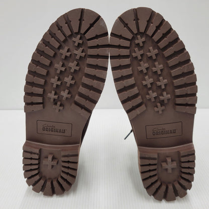 【中古美品】【メンズ】 Clarks クラークス DESERT ROCK LO 26177798 デザートロックロー シューズ 靴 164-251104-as-33-izu サイズ：UK8.5 カラー：ブラウン 万代Net店