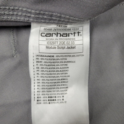 【中古美品】【メンズ】 CARHART WIP カーハート ワークインプログレス I032977 MODULE SCRIPT JACKET モジュール スクリプト ジャケット アウター 142-251105-cs-12-izu サイズ：M カラー：グレー 万代Net店