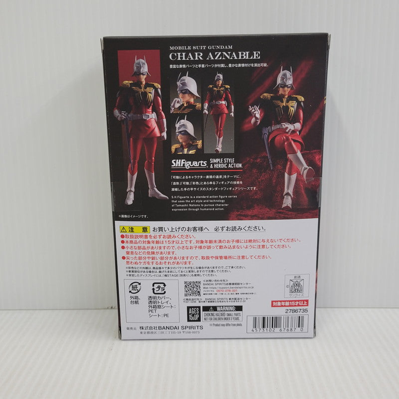 【中古美品】 機動戦士ガンダム S.H.Figuarts シャア・アズナブル 056-260722-yn-03-izuh 万代Net店