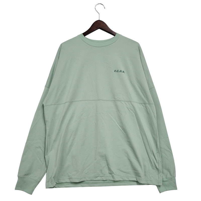 【中古品】【メンズ】 BIG LOGO L/S BAGGY TEE FCRB-250084 ビッグロゴ ロングスリーブ バギー Tシャツ 長袖 トップス 142-251104-as-12-izu サイズ：L カラー：グリーン系 万代Net店