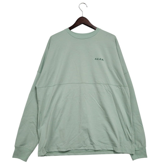 【中古品】【メンズ】 BIG LOGO L/S BAGGY TEE FCRB-250084 ビッグロゴ ロングスリーブ バギー Tシャツ 長袖 トップス 142-251104-as-12-izu サイズ：L カラー：グリーン系 万代Net店