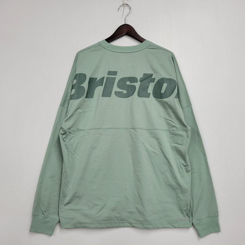 【中古品】【メンズ】 BIG LOGO L/S BAGGY TEE FCRB-250084 ビッグロゴ ロングスリーブ バギー Tシャツ 長袖 トップス 142-251104-as-12-izu サイズ：L カラー：グリーン系 万代Net店