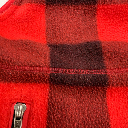【中古品】【メンズ】 OLD GAP オールドギャップ BUFFALO CHECK FLECCE VEST バッファロー チェックフリースベスト 146-250108-mh-05-izu サイズ：L カラー：レッド 万代Net店
