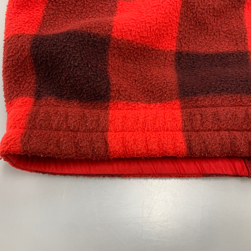 【中古品】【メンズ】 OLD GAP オールドギャップ BUFFALO CHECK FLECCE VEST バッファロー チェックフリースベスト 146-250108-mh-05-izu サイズ：L カラー：レッド 万代Net店