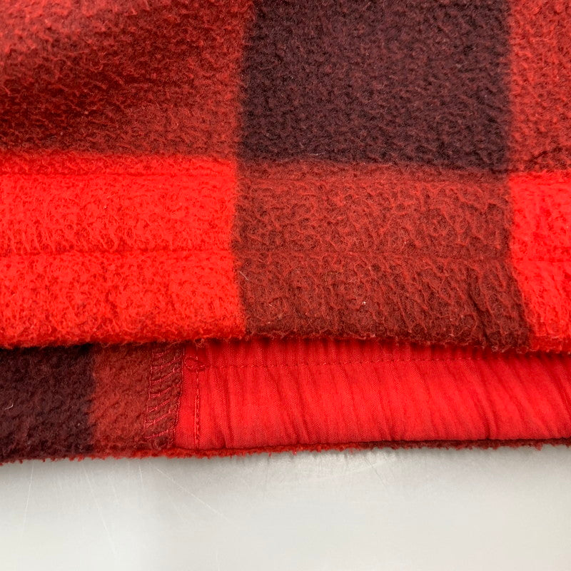 【中古品】【メンズ】 OLD GAP オールドギャップ BUFFALO CHECK FLECCE VEST バッファロー チェックフリースベスト 146-250108-mh-05-izu サイズ：L カラー：レッド 万代Net店