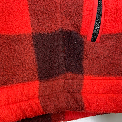 【中古品】【メンズ】 OLD GAP オールドギャップ BUFFALO CHECK FLECCE VEST バッファロー チェックフリースベスト 146-250108-mh-05-izu サイズ：L カラー：レッド 万代Net店